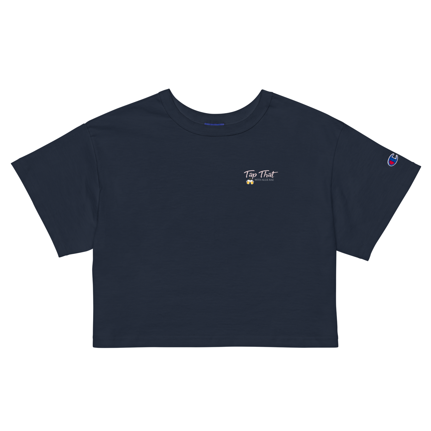 Women's Champion Loose Fit Crop Top (Logo on Back)