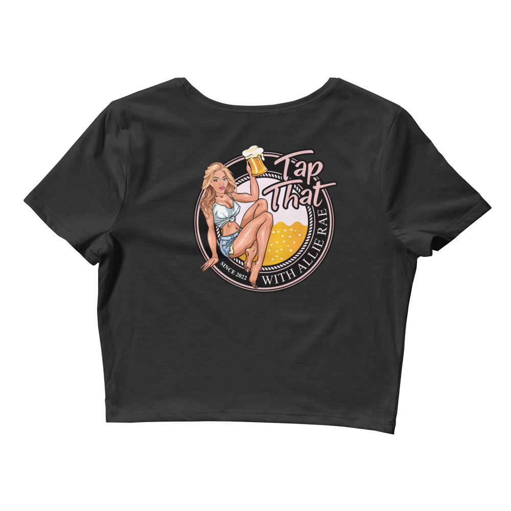 Women’s Crop Tee Bella + Canvas (Logo on Back - More Colors Available)