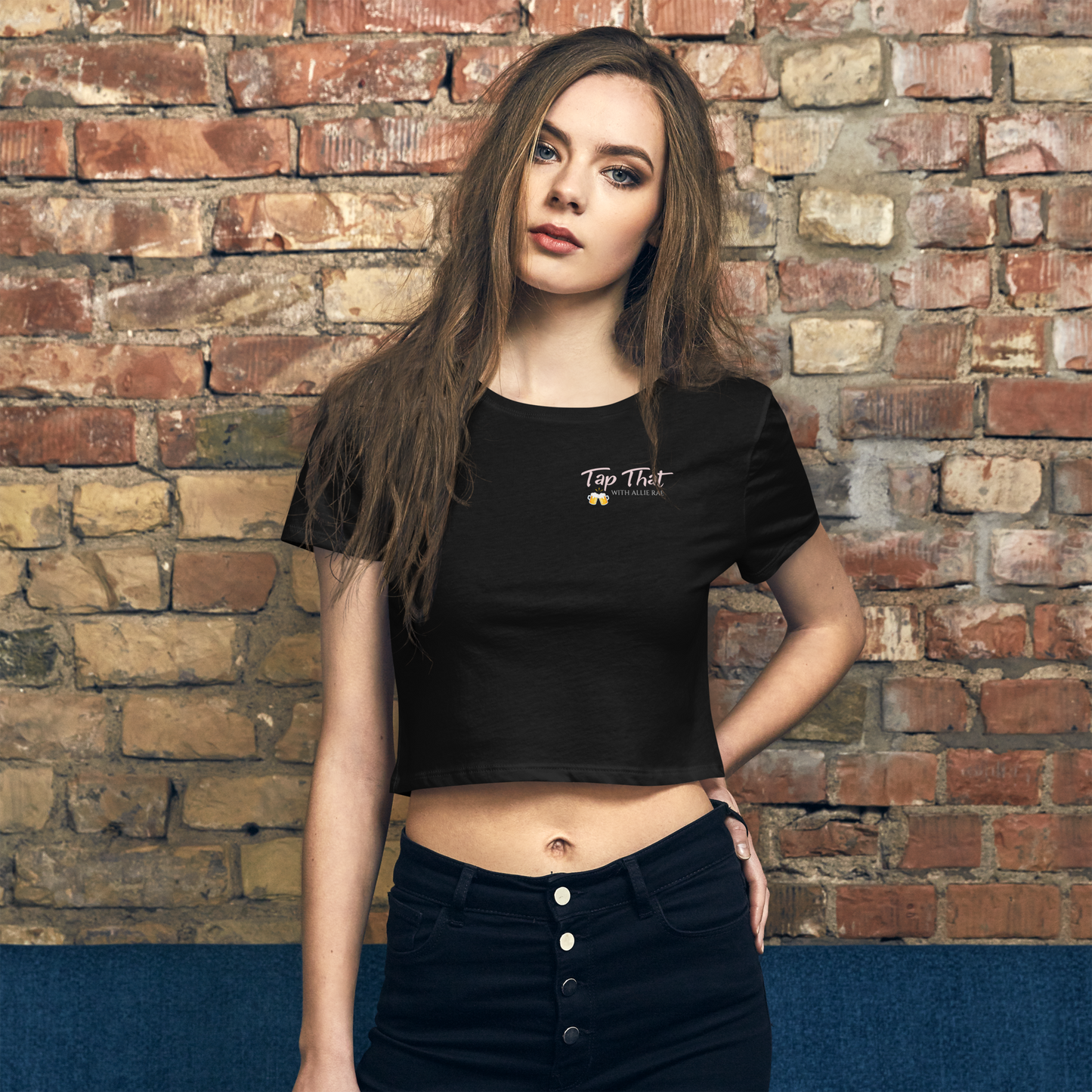 Women’s Crop Tee Bella + Canvas (Logo on Back - More Colors Available)