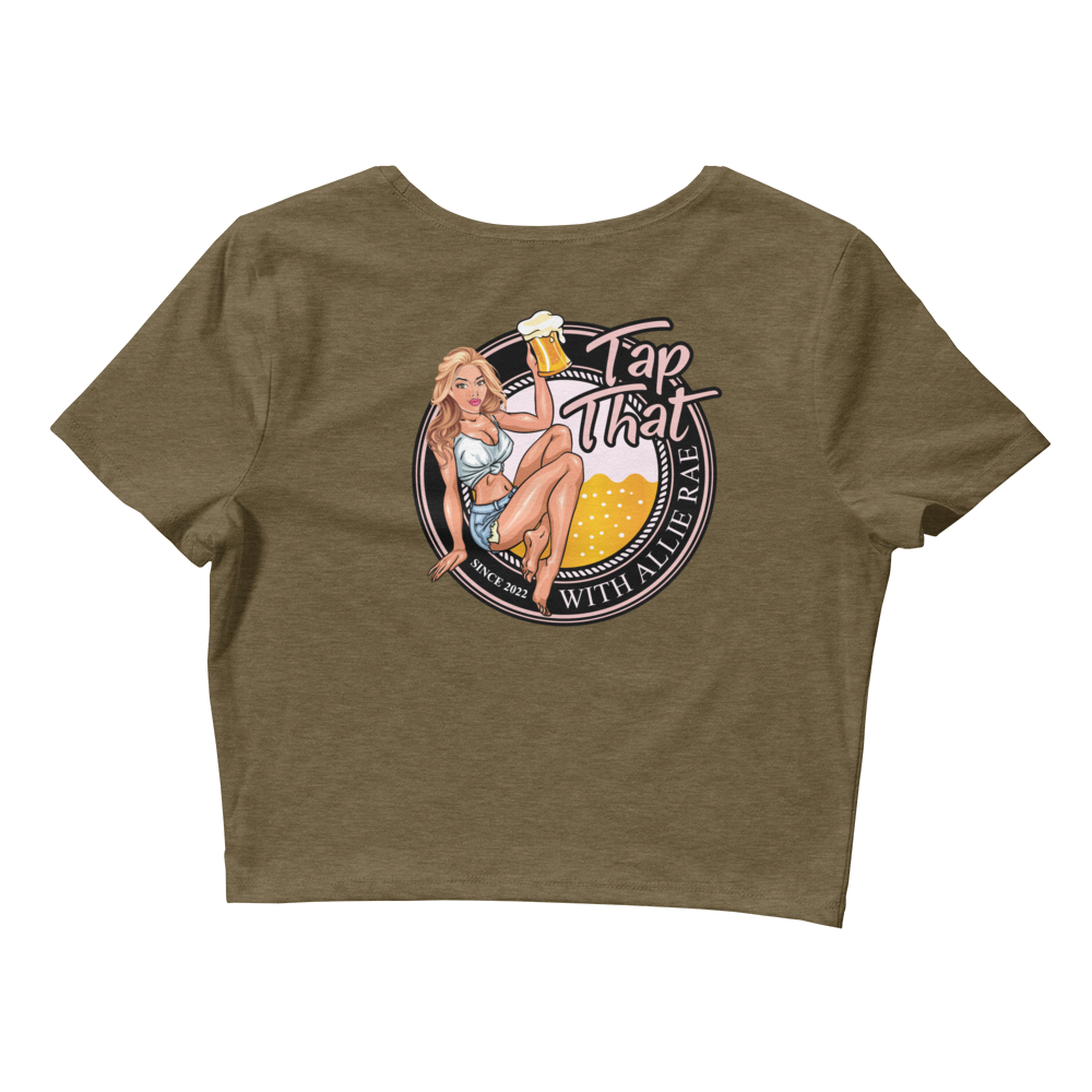 Women’s Crop Tee Bella + Canvas (Logo on Back - More Colors Available)