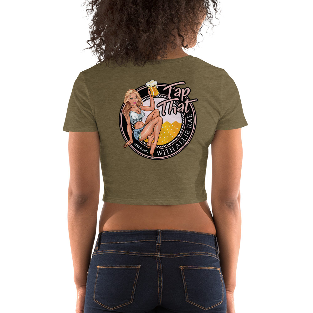 Women’s Crop Tee Bella + Canvas (Logo on Back - More Colors Available)