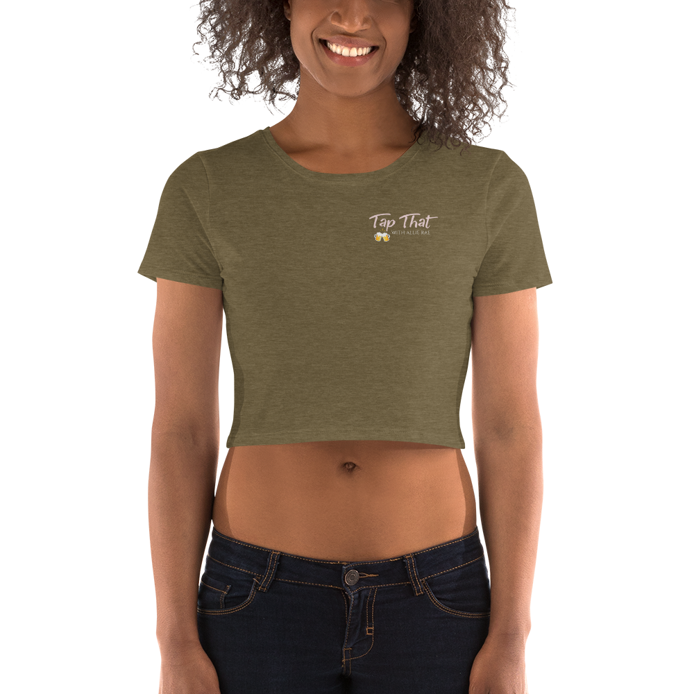 Women’s Crop Tee Bella + Canvas (Logo on Back - More Colors Available)