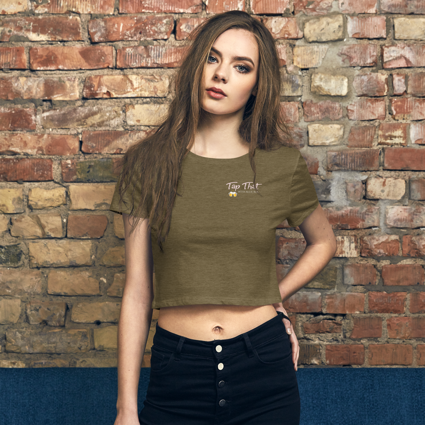 Women’s Crop Tee Bella + Canvas (Logo on Back - More Colors Available)