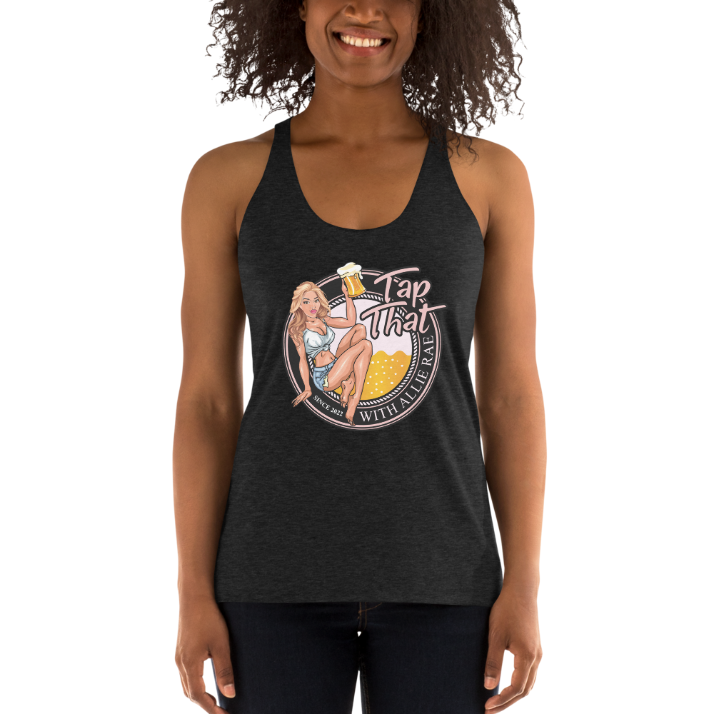 Women's Racerback Tank (Logo On Front)