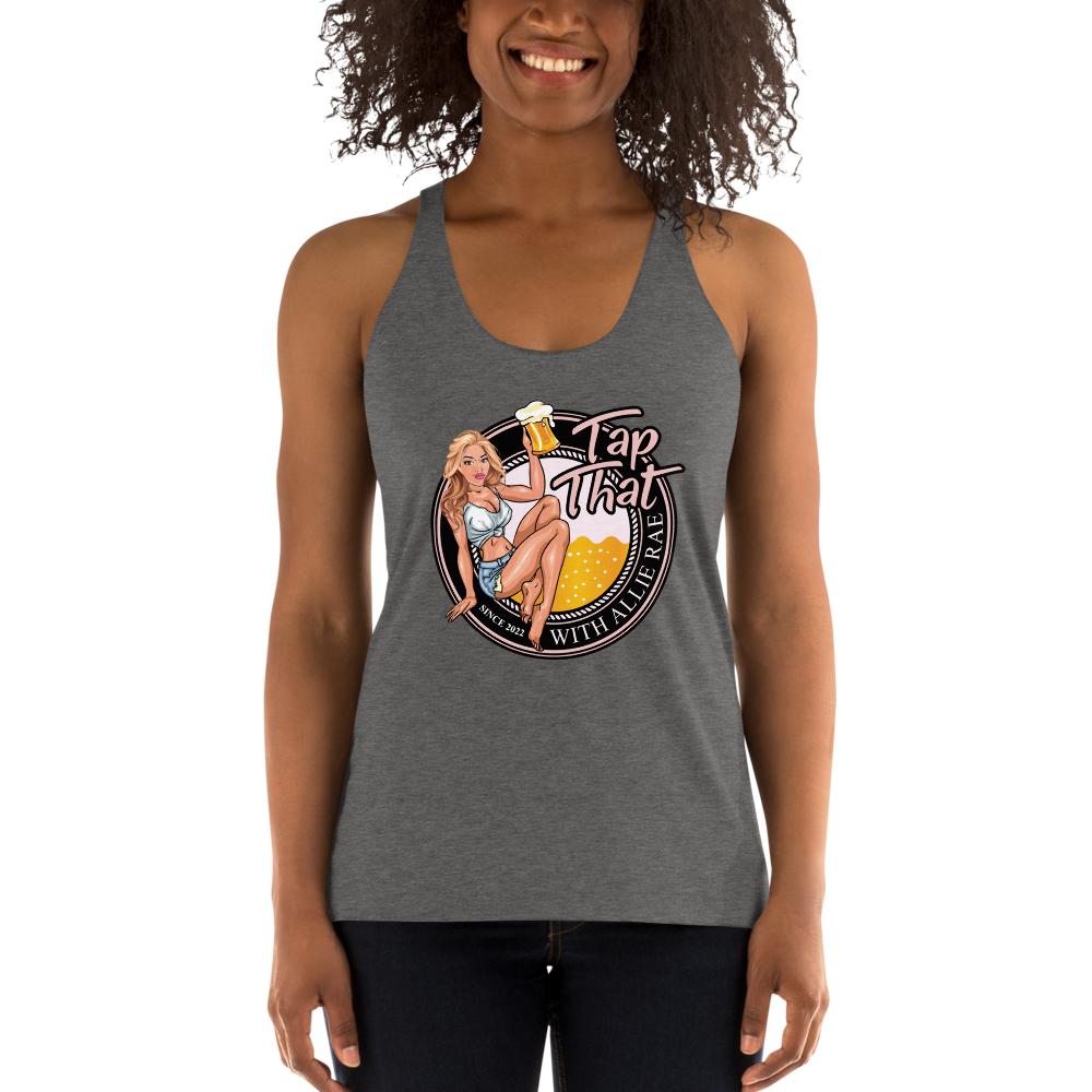 Women's Racerback Tank (Logo On Front)