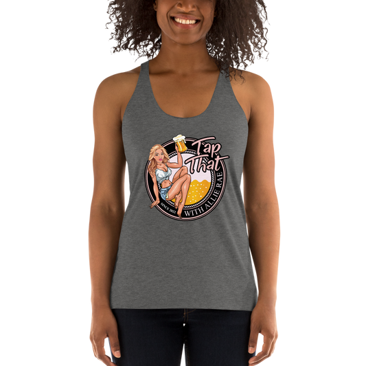 Women's Racerback Tank (Logo On Front)