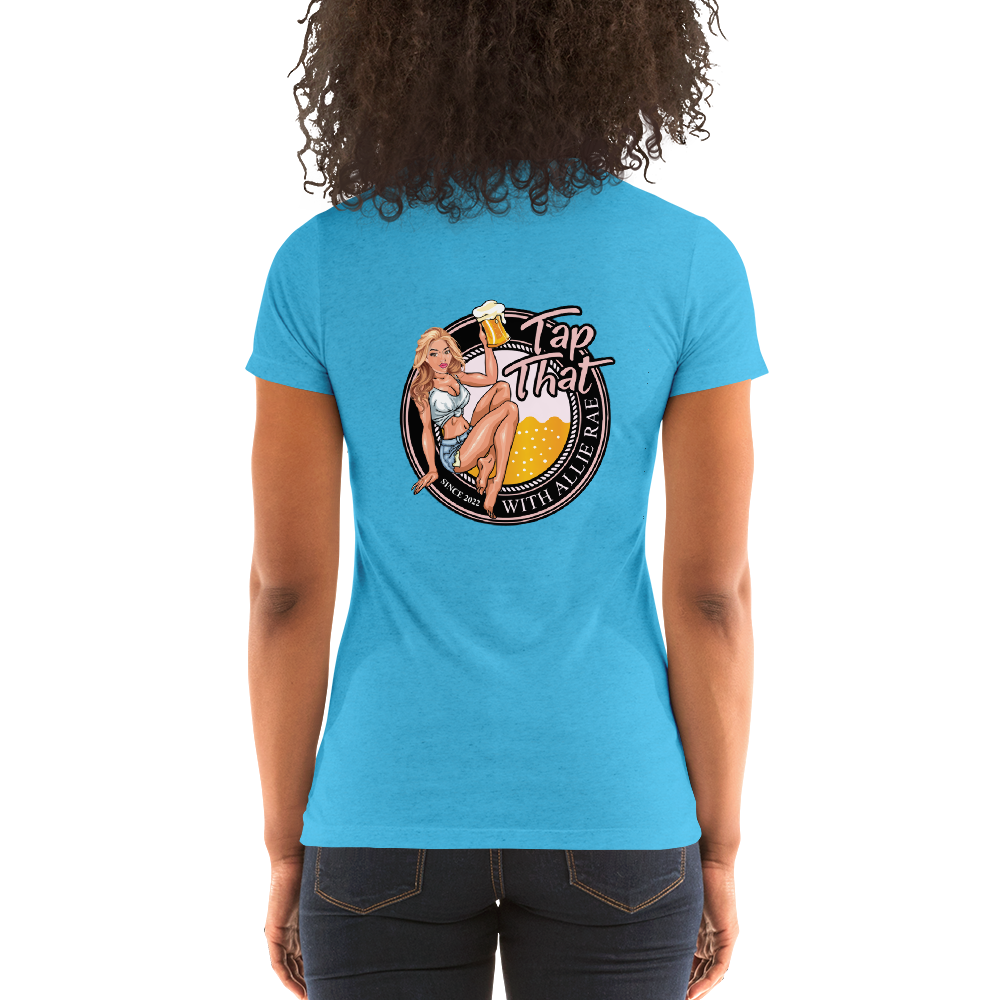 Ladies' short sleeve t-shirt (Logo on Back - More Colors Available)