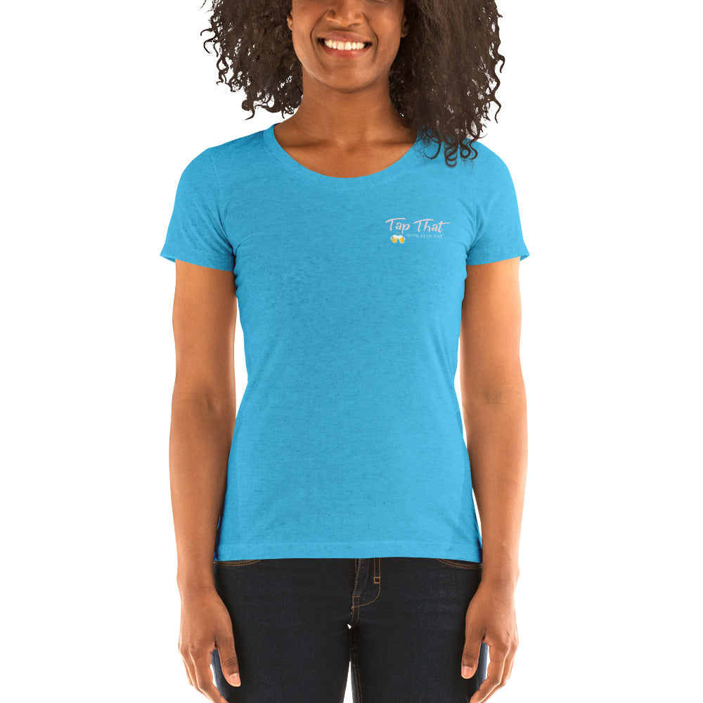 Ladies' short sleeve t-shirt (Logo on Back - More Colors Available)