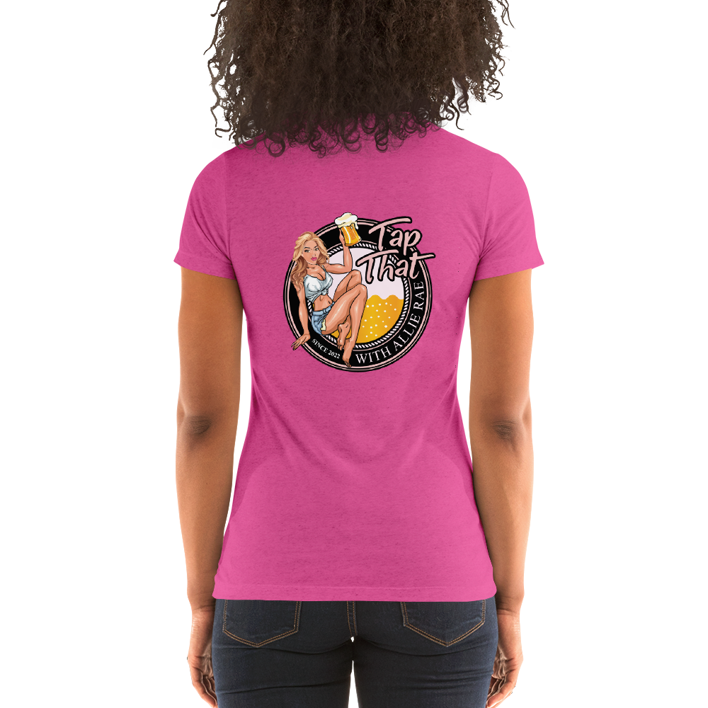 Ladies' short sleeve t-shirt (Logo on Back - More Colors Available)