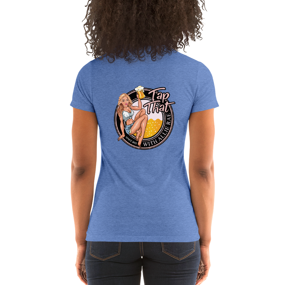 Ladies' short sleeve t-shirt (Logo on Back - More Colors Available)