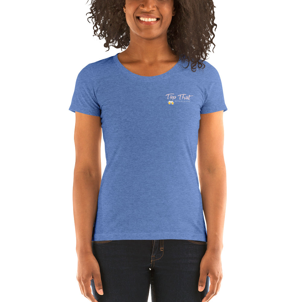 Ladies' short sleeve t-shirt (Logo on Back - More Colors Available)