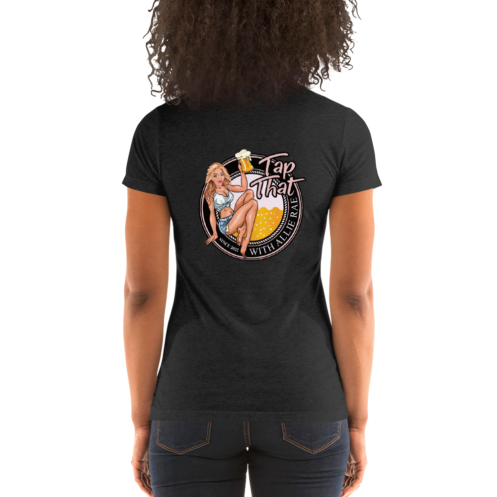 Ladies' short sleeve t-shirt (Logo on Back - More Colors Available)