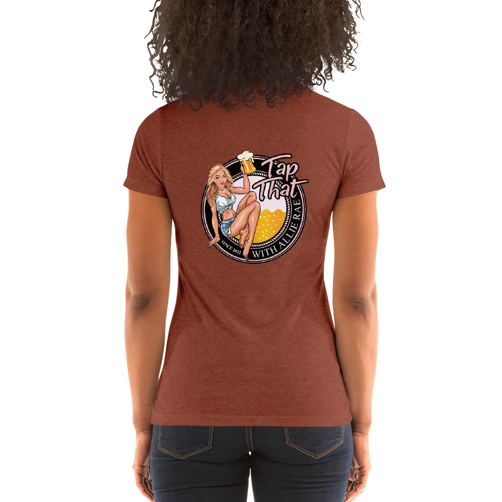Ladies' short sleeve t-shirt (Logo on Back - More Colors Available)