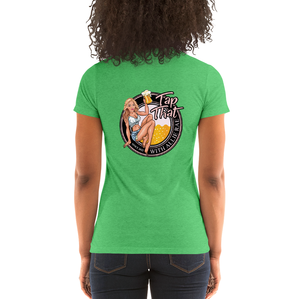 Ladies' short sleeve t-shirt (Logo on Back - More Colors Available)