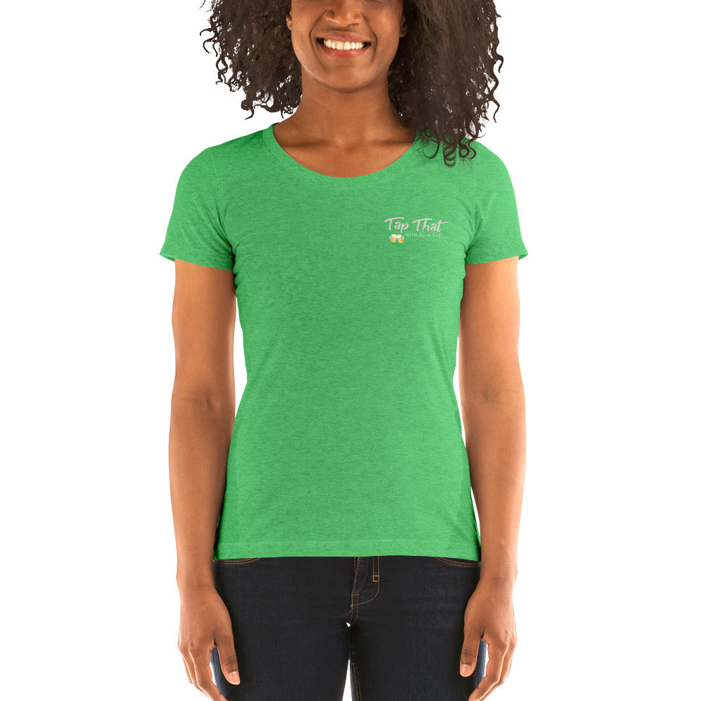 Ladies' short sleeve t-shirt (Logo on Back - More Colors Available)