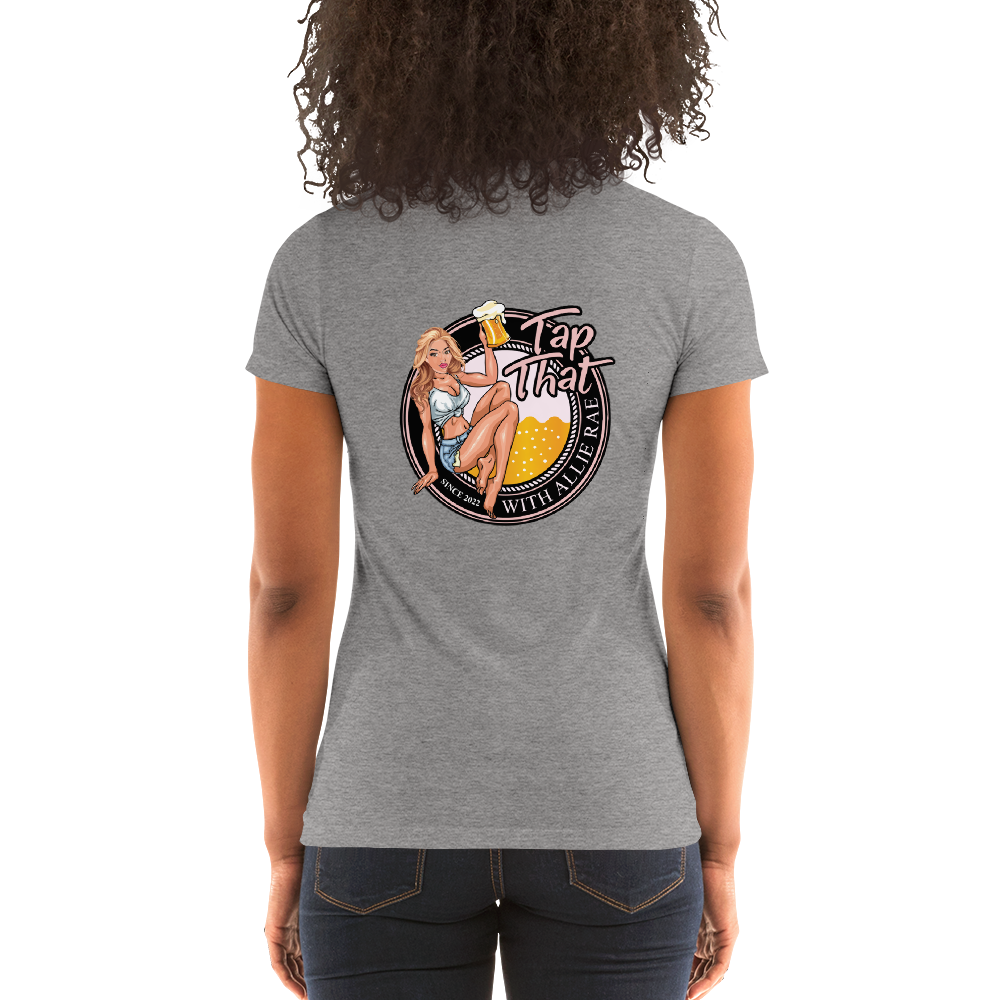 Ladies' short sleeve t-shirt (Logo on Back - More Colors Available)