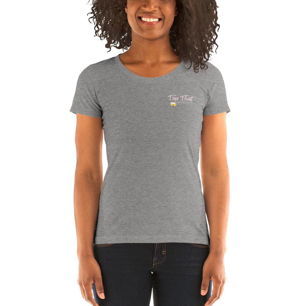 Ladies' short sleeve t-shirt (Logo on Back - More Colors Available)