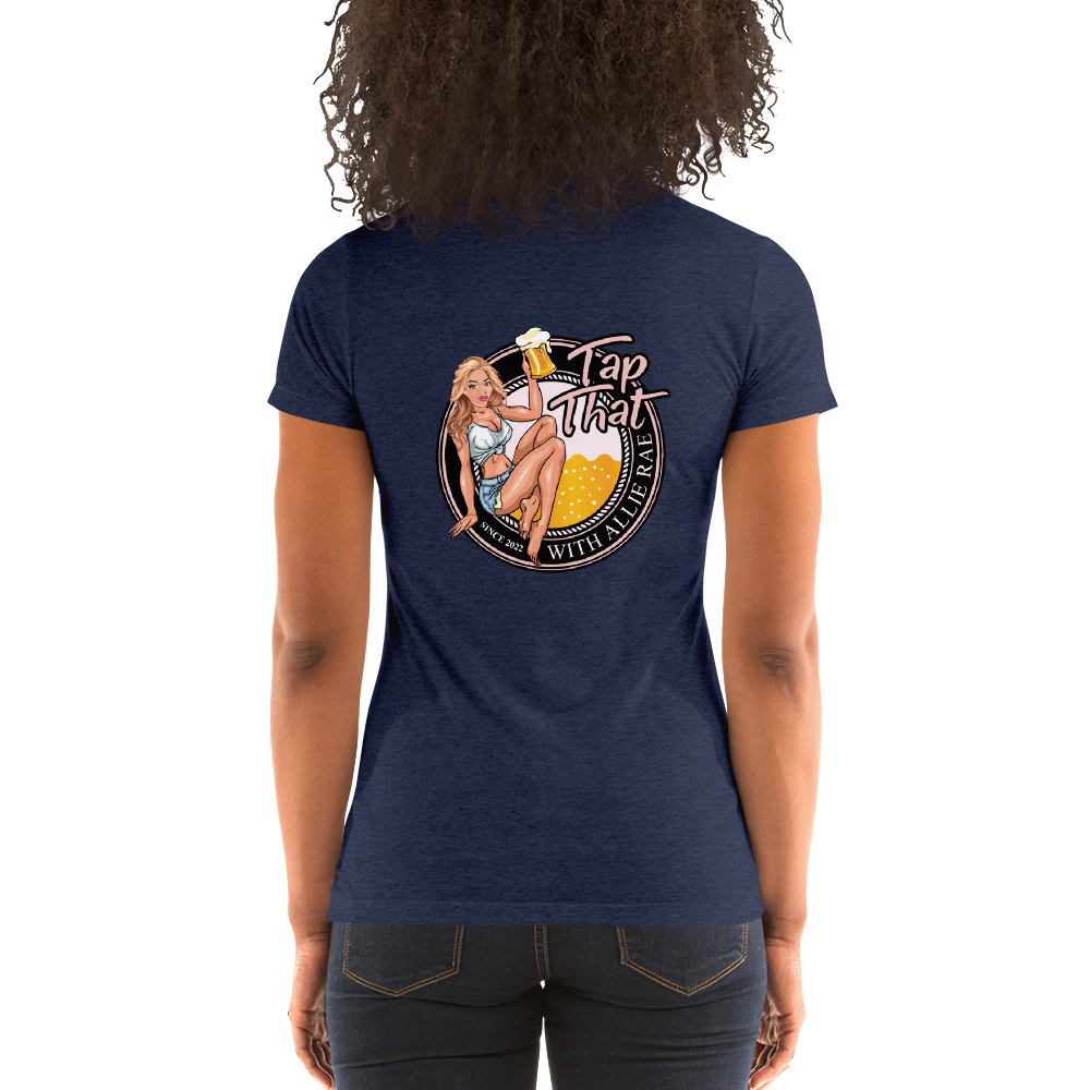 Ladies' short sleeve t-shirt (Logo on Back - More Colors Available)