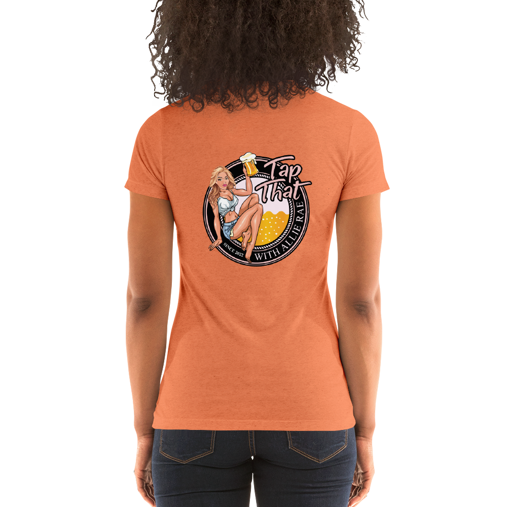 Ladies' short sleeve t-shirt (Logo on Back - More Colors Available)