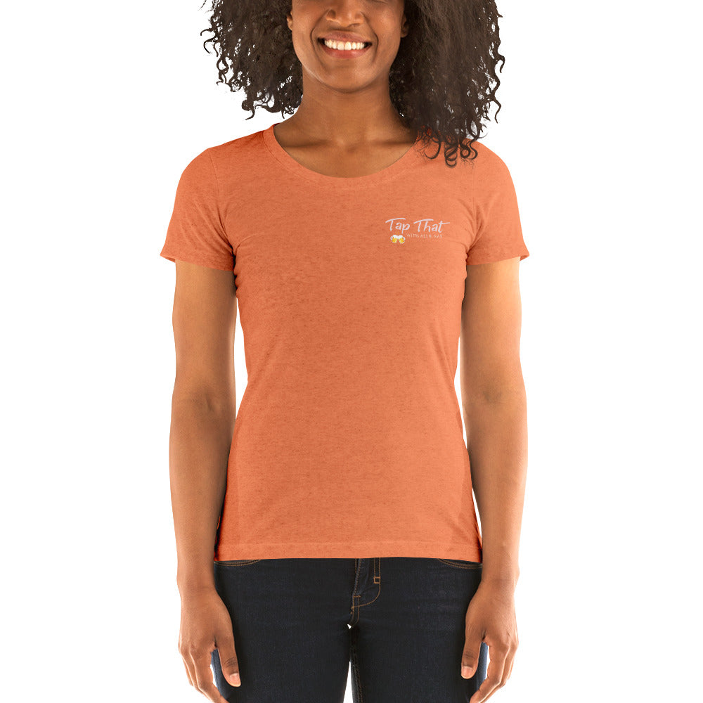 Ladies' short sleeve t-shirt (Logo on Back - More Colors Available)