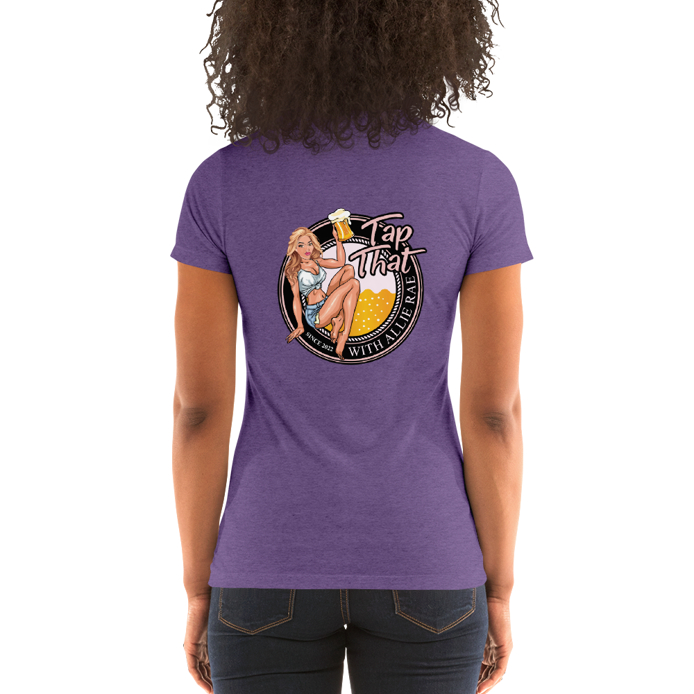 Ladies' short sleeve t-shirt (Logo on Back - More Colors Available)