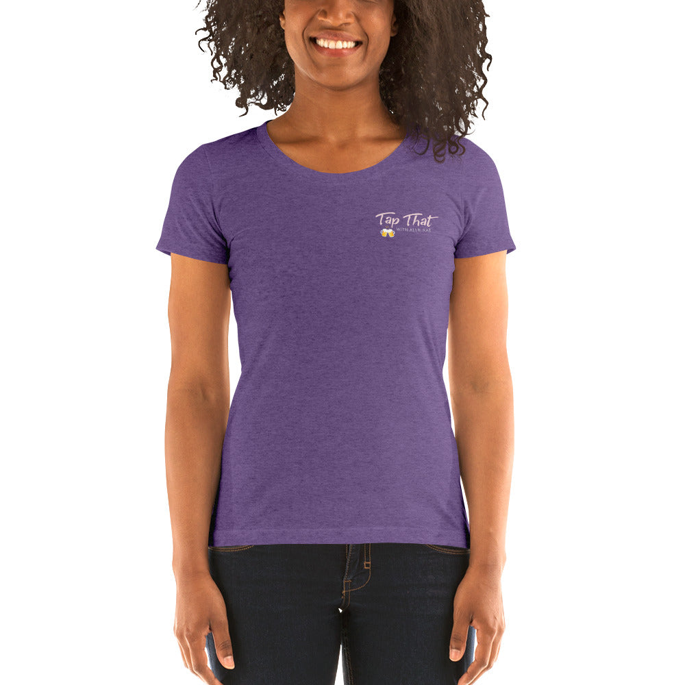 Ladies' short sleeve t-shirt (Logo on Back - More Colors Available)