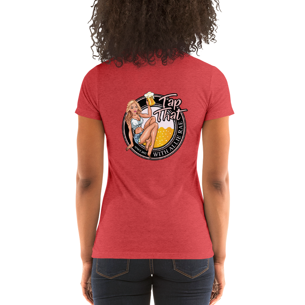Ladies' short sleeve t-shirt (Logo on Back - More Colors Available)