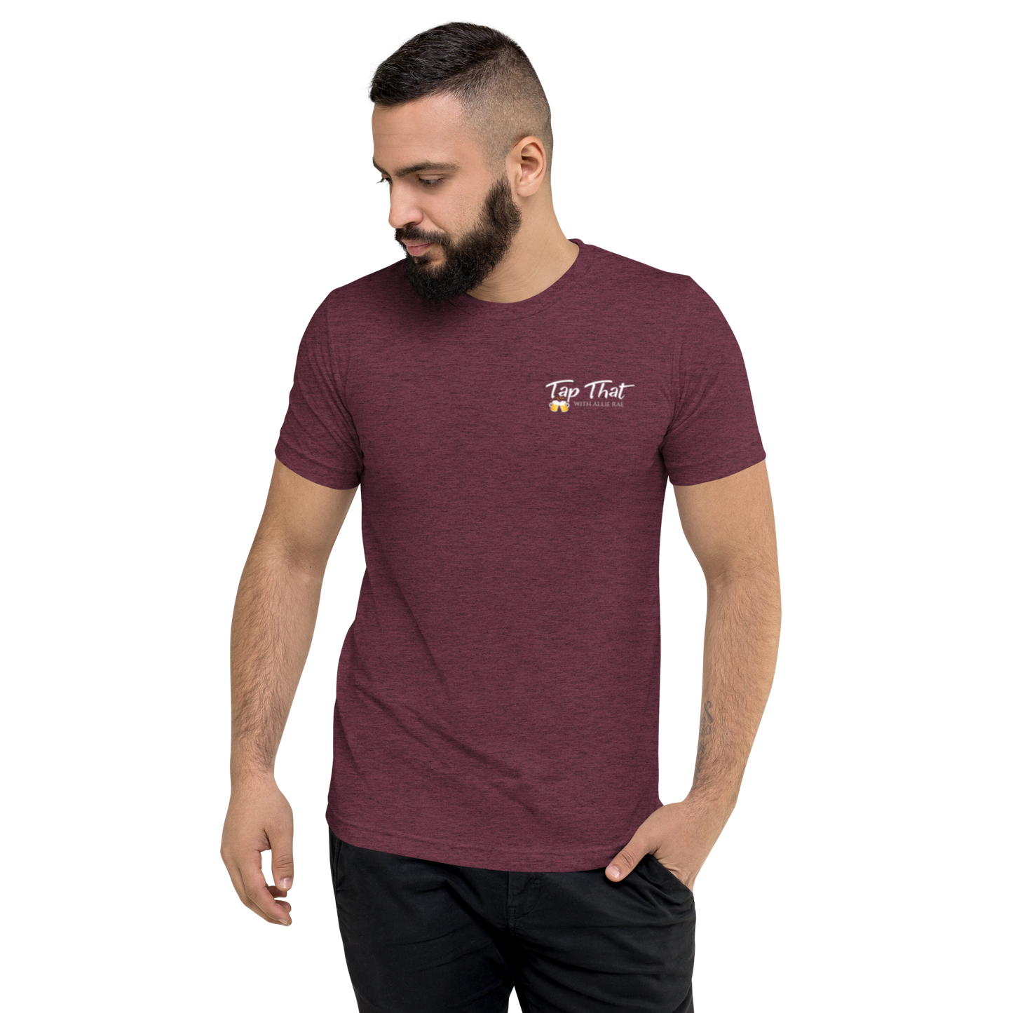 Mens Unisex Short sleeve t-shirt (More Colors Available - Logo on Back)