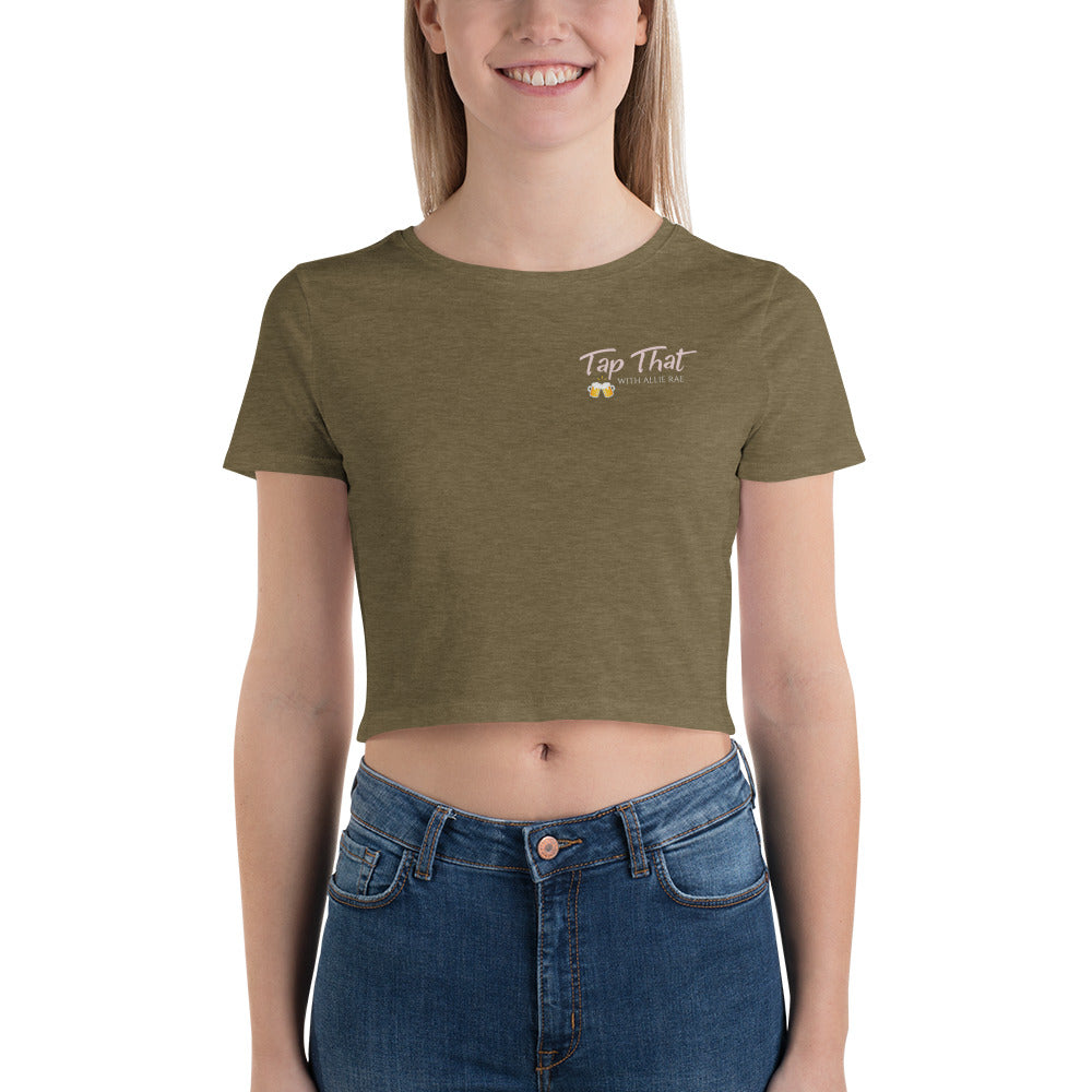 Women’s Crop Tee Bella + Canvas (Logo on Back - More Colors Available)