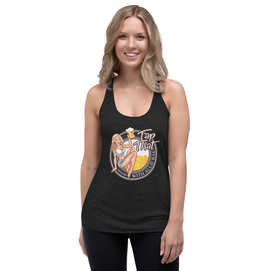 Women's Racerback Tank (Logo On Front)