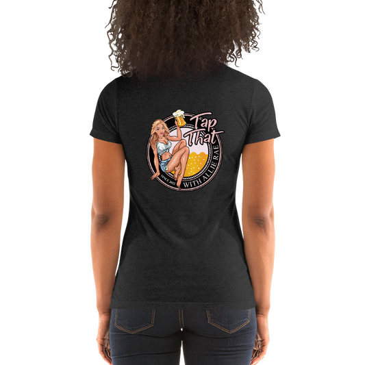 Ladies' short sleeve t-shirt (Logo on Back - More Colors Available)